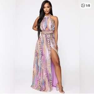 Fashion Nova Infinite Love Lace Maxi Dress